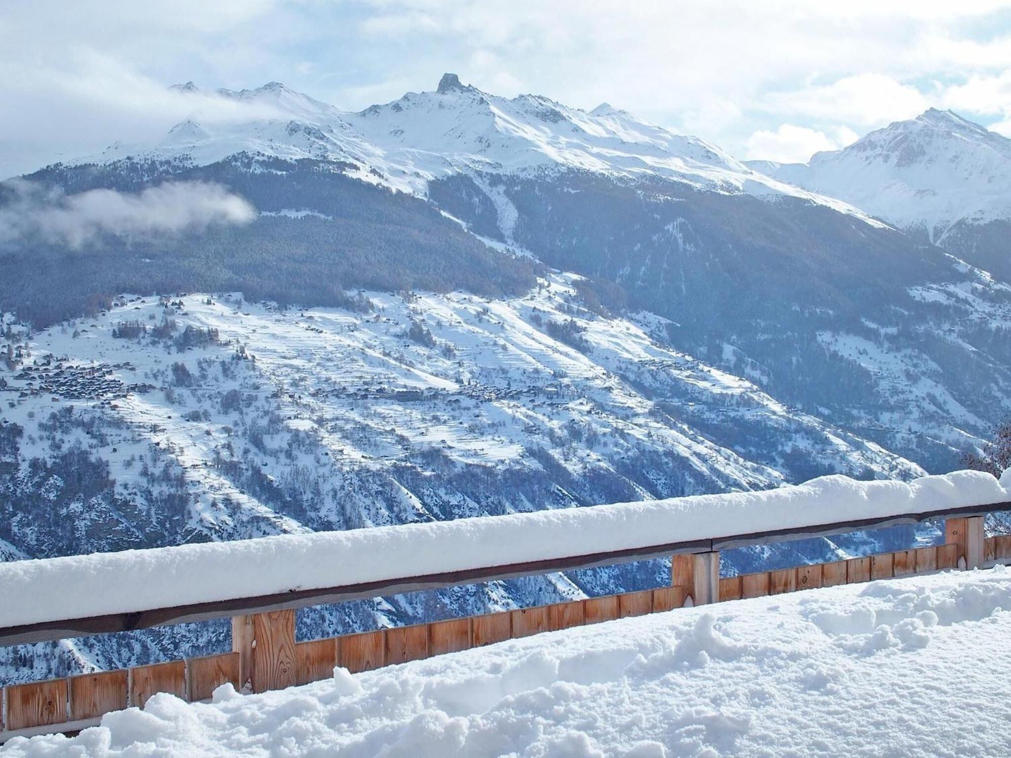 Mountain-View Chalet In Heremence With Terrace Екстериор снимка
