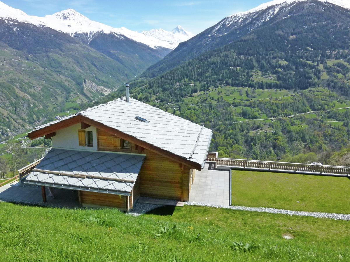Mountain-View Chalet In Heremence With Terrace Екстериор снимка