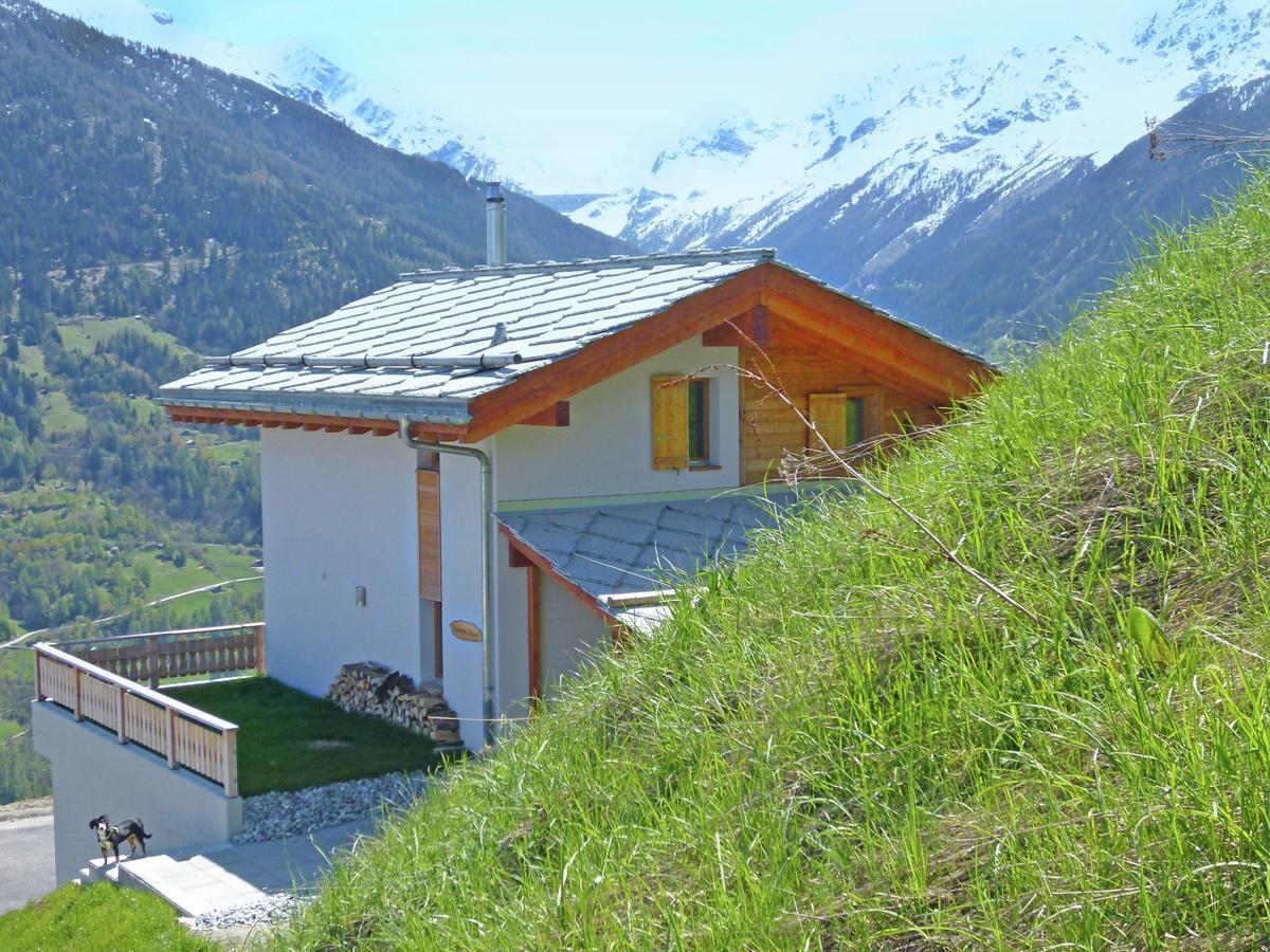 Mountain-View Chalet In Heremence With Terrace Екстериор снимка
